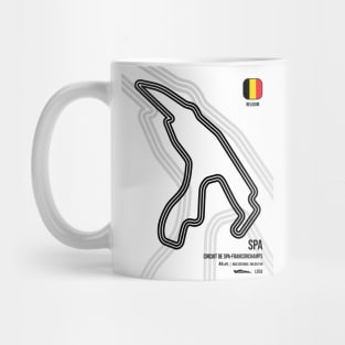 Belgium Race Track Mug